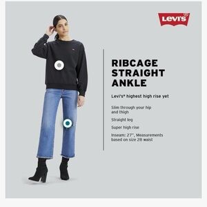 Levi’s Women's Ribcage Straight Ankle Jeans